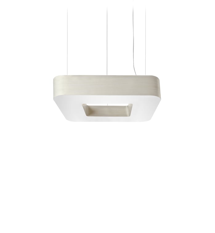 Cuad Suspension Ivory White - LZF Lamps on
