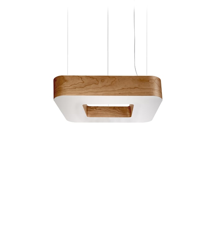 Cuad Suspension Natural Cherry - LZF Lamps on