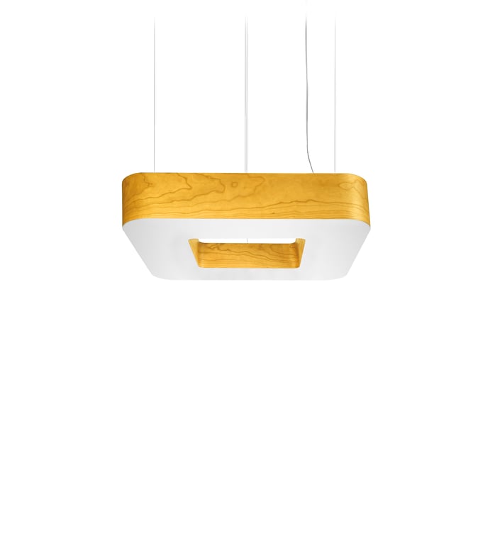 Cuad Suspension Yellow - LZF Lamps on