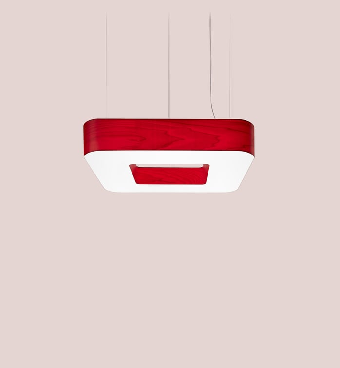 Cuad Suspension Red - LZF Lamps on