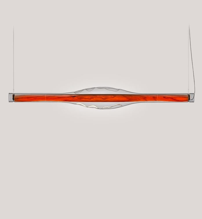 Dune Horizontal Suspension Natural Cherry - LZF Lamps on