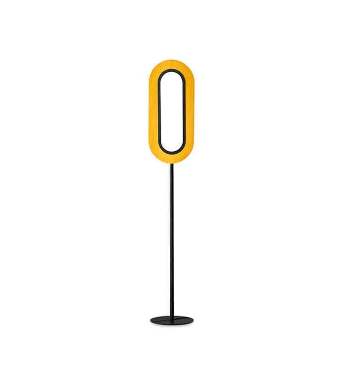 Lens Oval Floor Yellow - LZF Lamps on