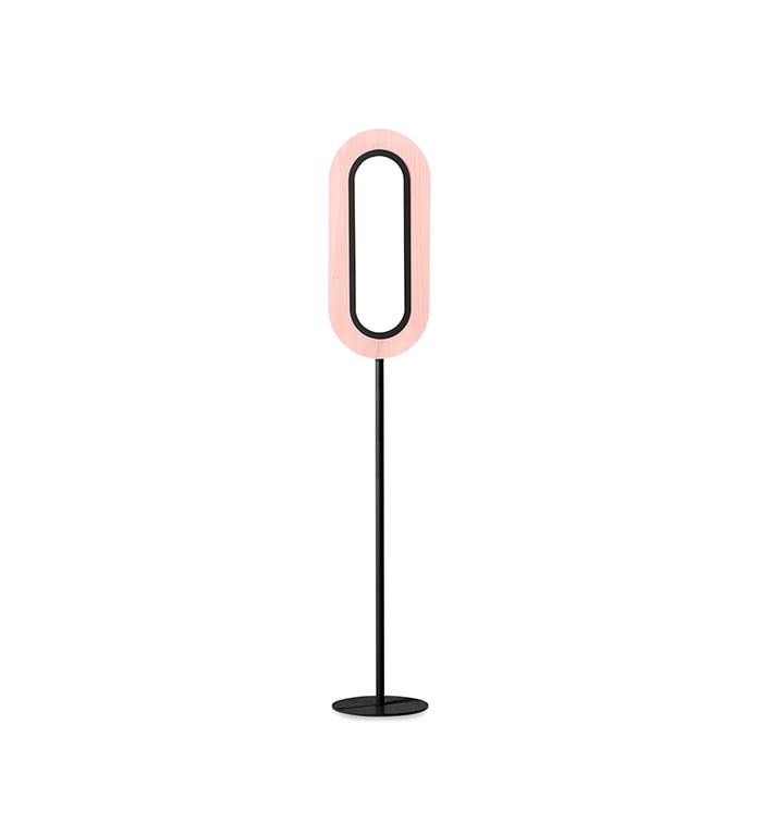 Lens Oval Floor Pale Rose - LZF Lamps on