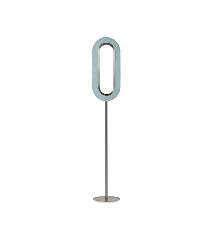 Lens Oval Floor Sea Blue - LZF Lamps on