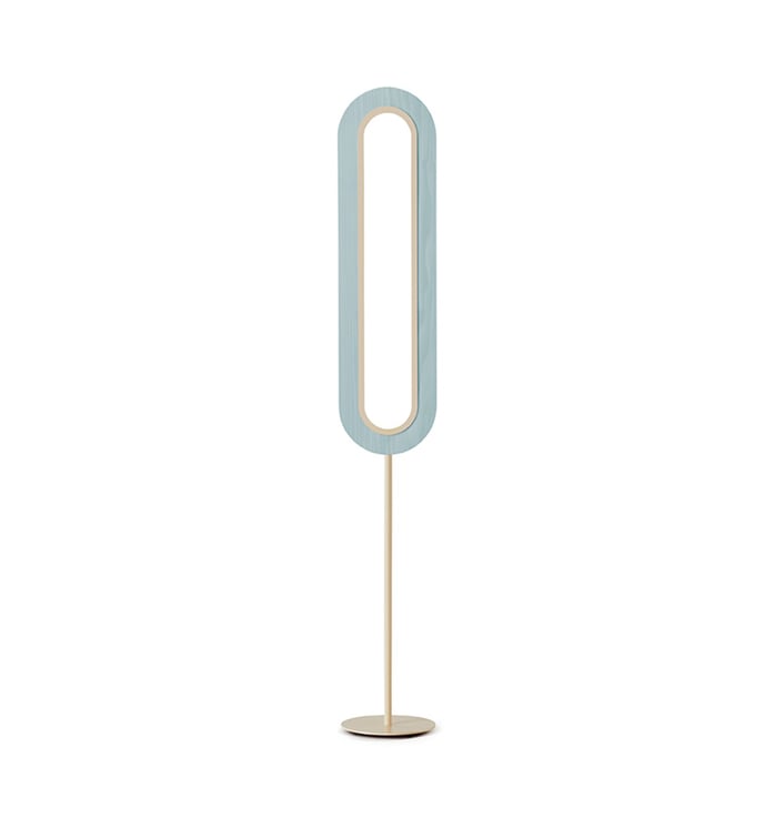 Lens Super Oval Floor Sea Blue - LZF Lamps on