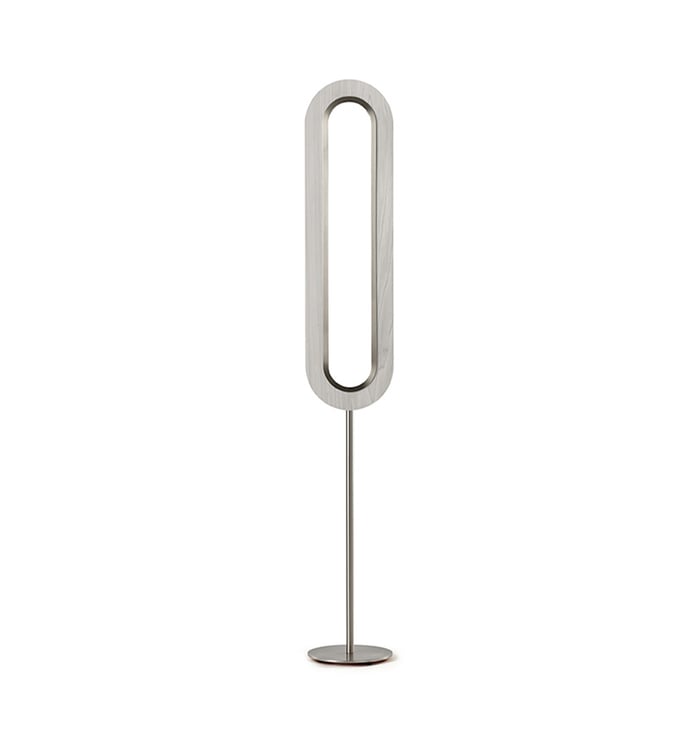 Lens Super Oval Floor Grey - LZF Lamps on