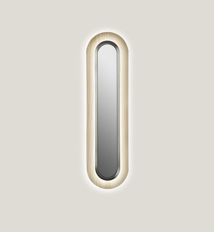 Lens Super Oval Wall Ivory White - LZF Lamps on