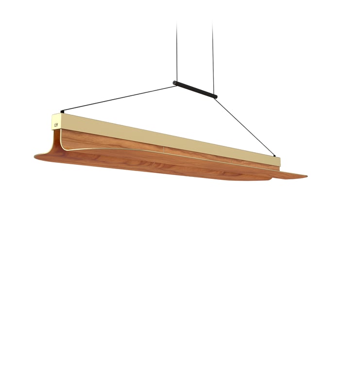 Omma 1 Long Leaf Suspension Natural Cherry - LZF Lamps on