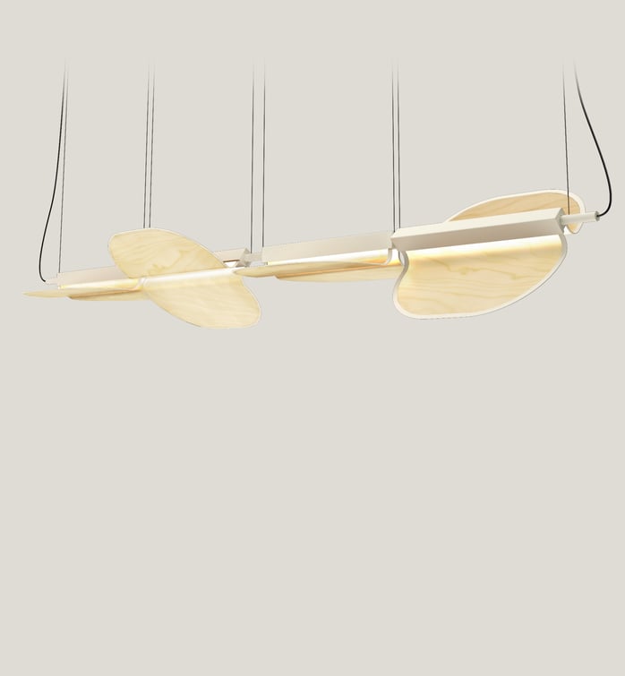 Omma Suspension Natural White - LZF Lamps on