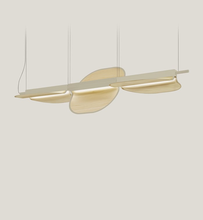 Omma Suspension Natural White - LZF Lamps on
