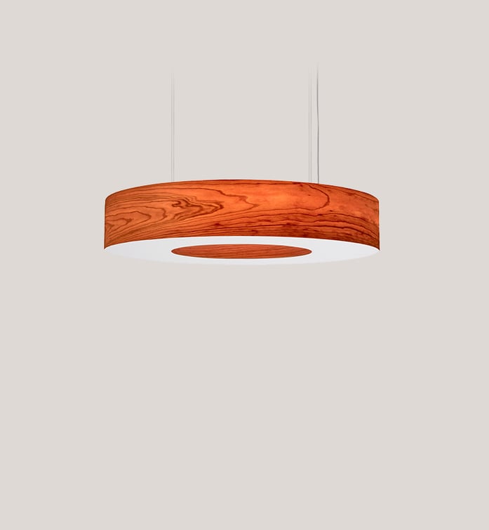 Saturnia Suspension Natural Cherry - LZF Lamps on