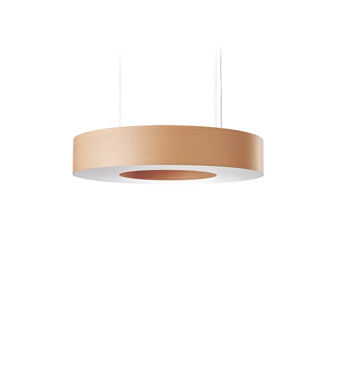 Saturnia Suspension Natural Beech - LZF Lamps on
