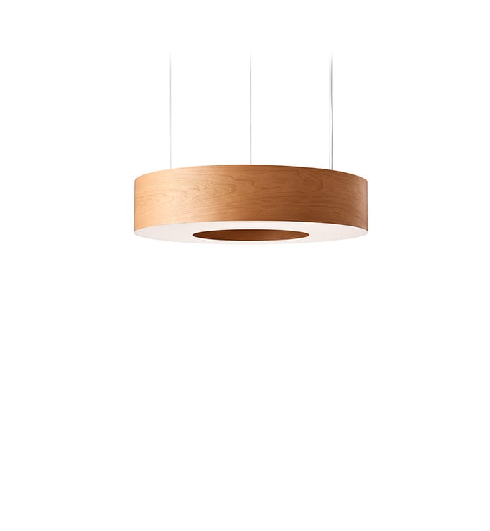 Saturnia Suspension Natural Cherry - LZF Lamps on
