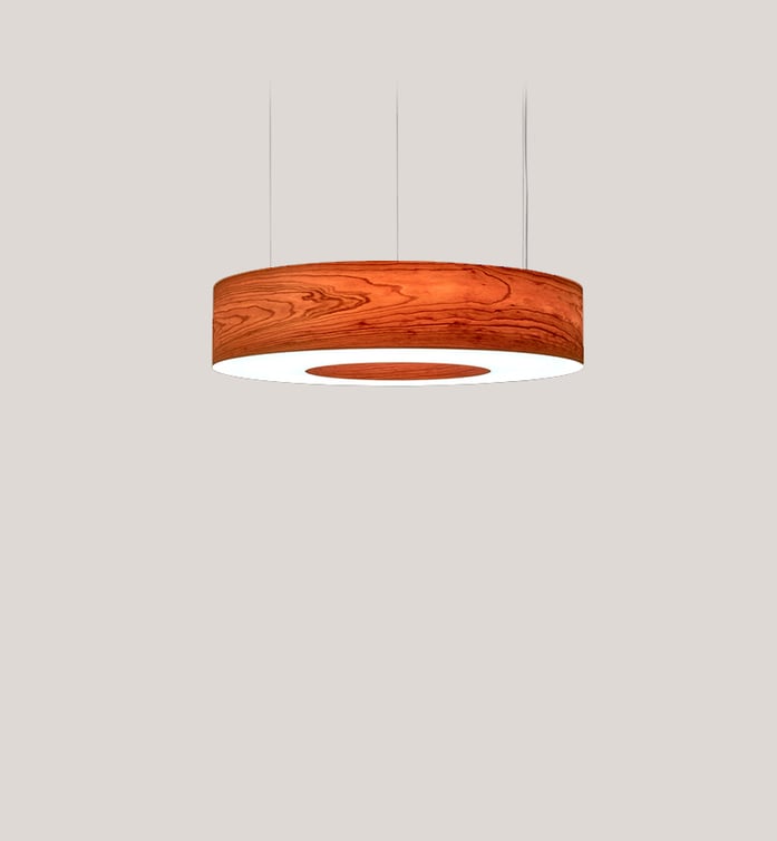 Saturnia Suspension Natural Cherry - LZF Lamps on