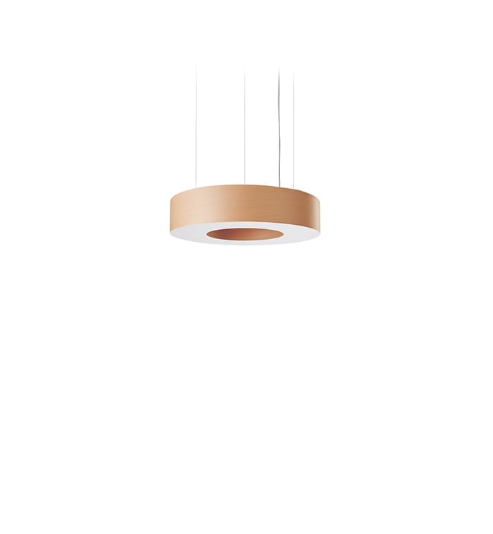 Saturnia Suspension Natural Beech - LZF Lamps on