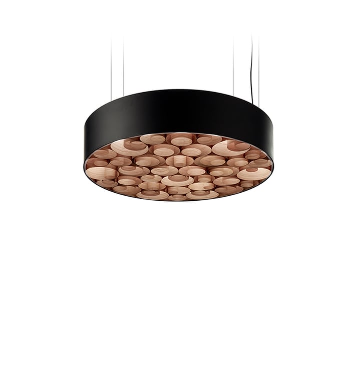 Spiro Suspension Natural Cherry - LZF Lamps on