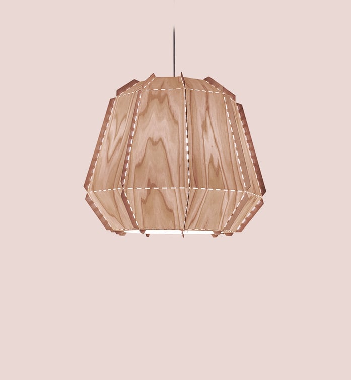 Stitches Bamako Suspension Pale Rose - LZF Lamps on