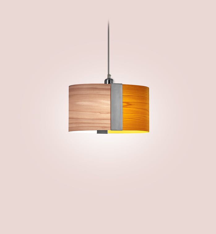 Sushi Suspension Pale Rose - Yellow - LZF Lamps on