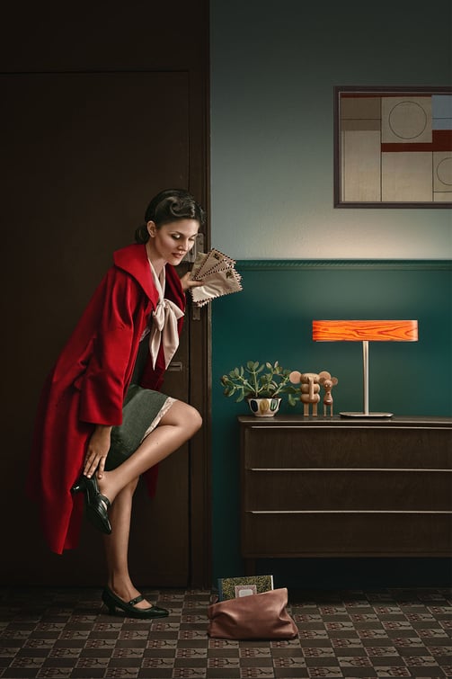 Julie gets back to home. LZF I-Club Table Lamp