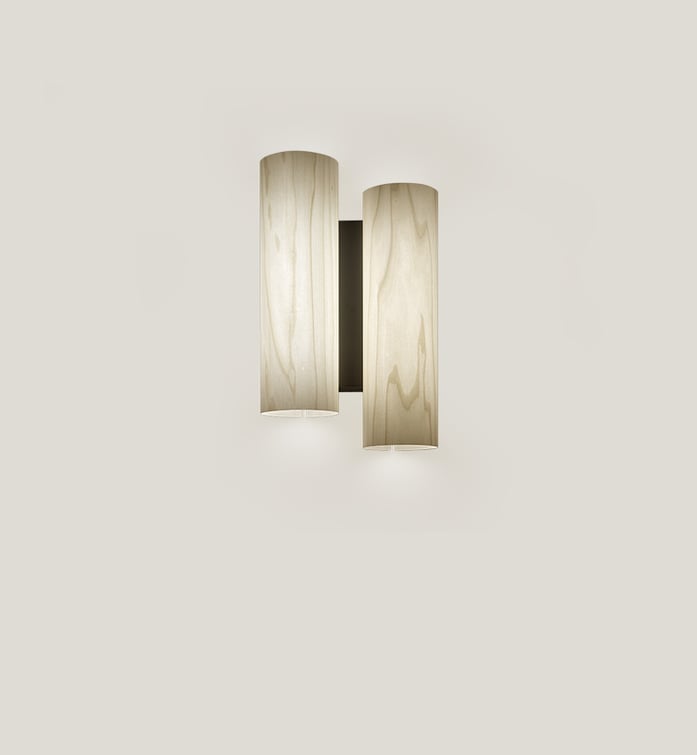 Black Note Duplet Wall Ivory White - LZF Lamps on