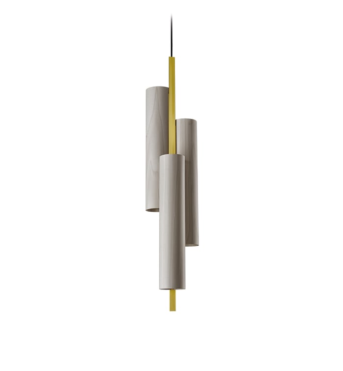 Black Note Triplet Suspension Grey - LZF Lamps on
