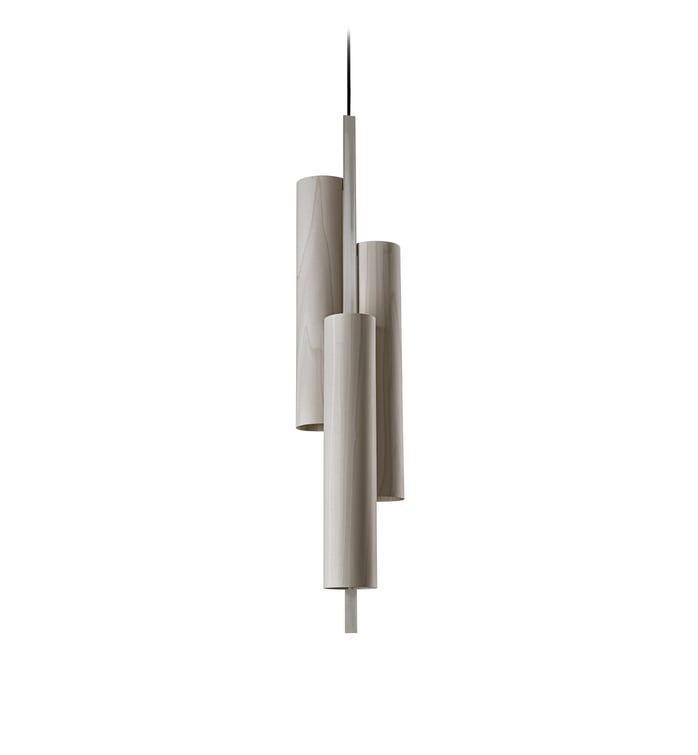 Black Note Triplet Suspension Grey - LZF Lamps on