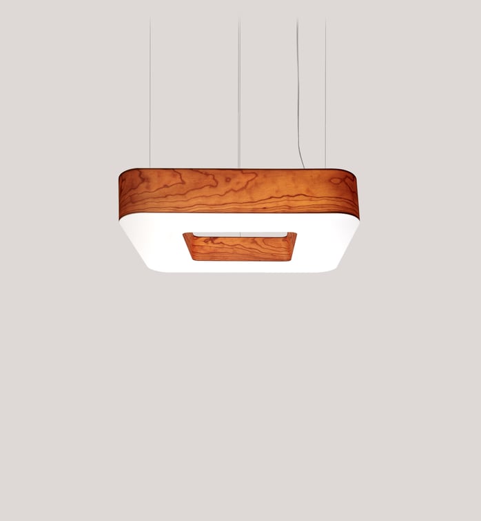 Cuad Suspension Natural Cherry - LZF Lamps on