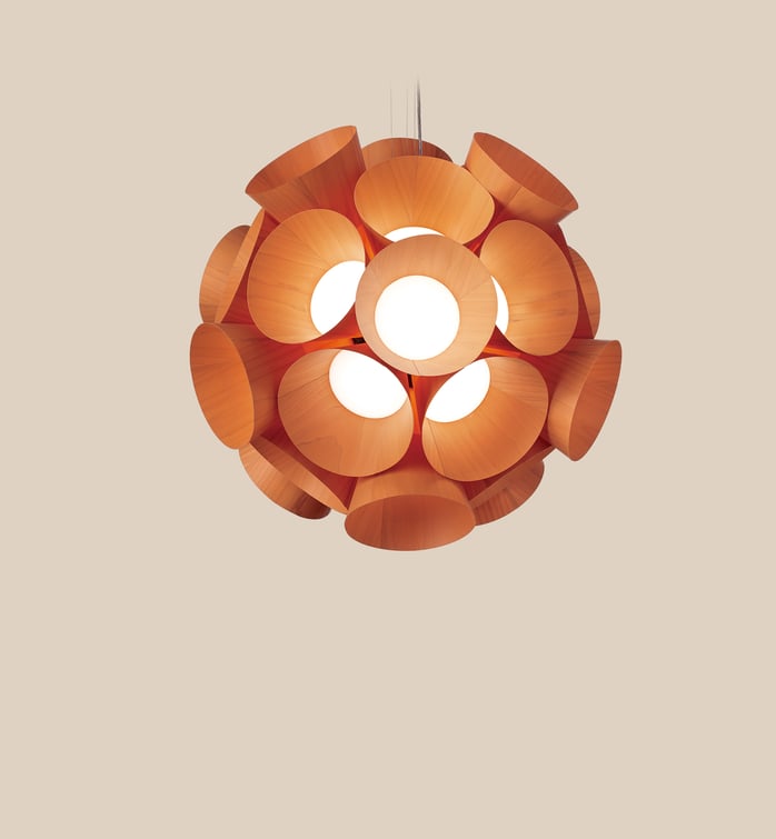 Dandelion Suspension Orange - LZF Lamps on
