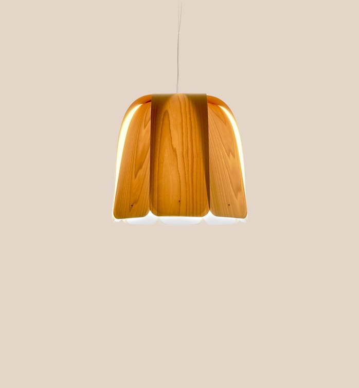 Domo Suspension Natural Beech - LZF Lamps on