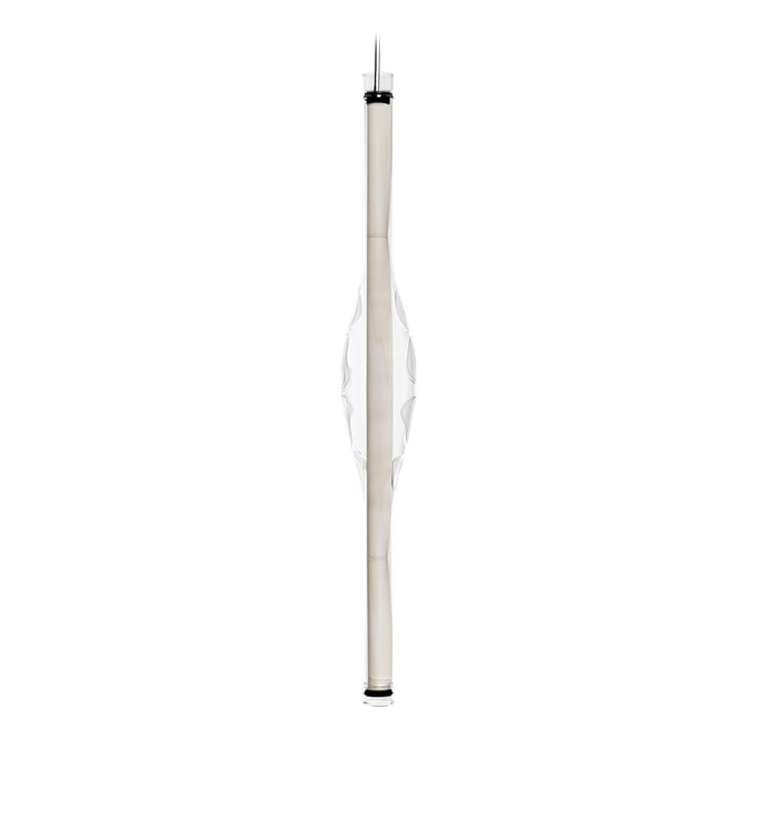Dune Vertical Suspension Ivory White - LZF Lamps on
