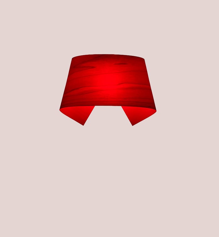 Hi-Collar Wall Red - LZF Lamps on