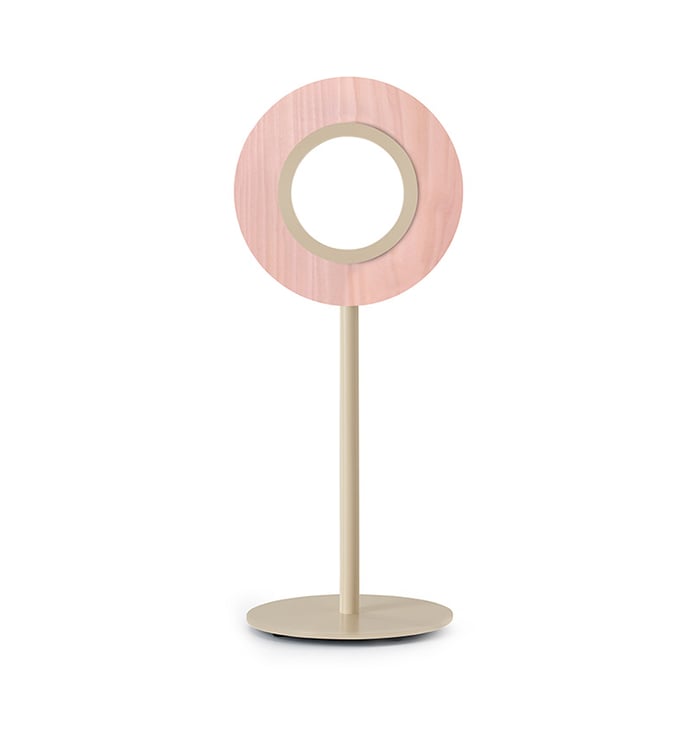 Lens Circular Table Pale Rose - LZF Lamps on