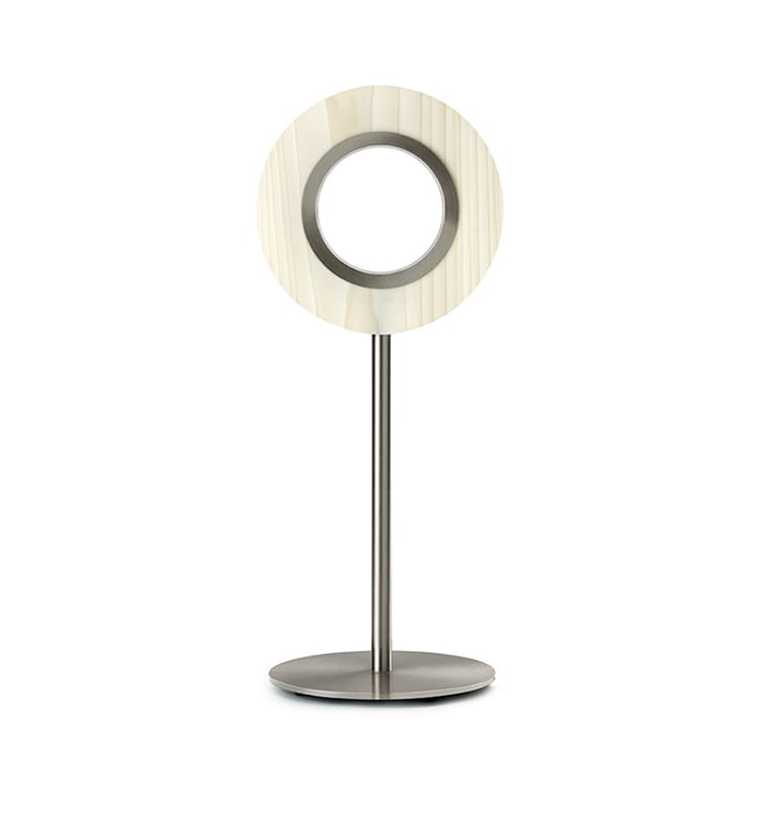 Lens Circular Table Ivory White - LZF Lamps on