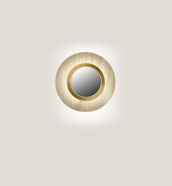 Lens Circular Wall Ivory White - LZF Lamps on