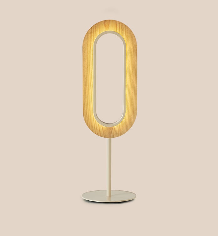 Lens Oval Table Natural Beech - LZF Lamps on