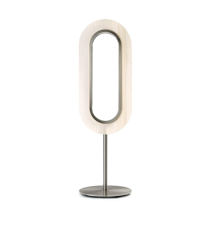 Lens Oval Table Ivory White - LZF Lamps on