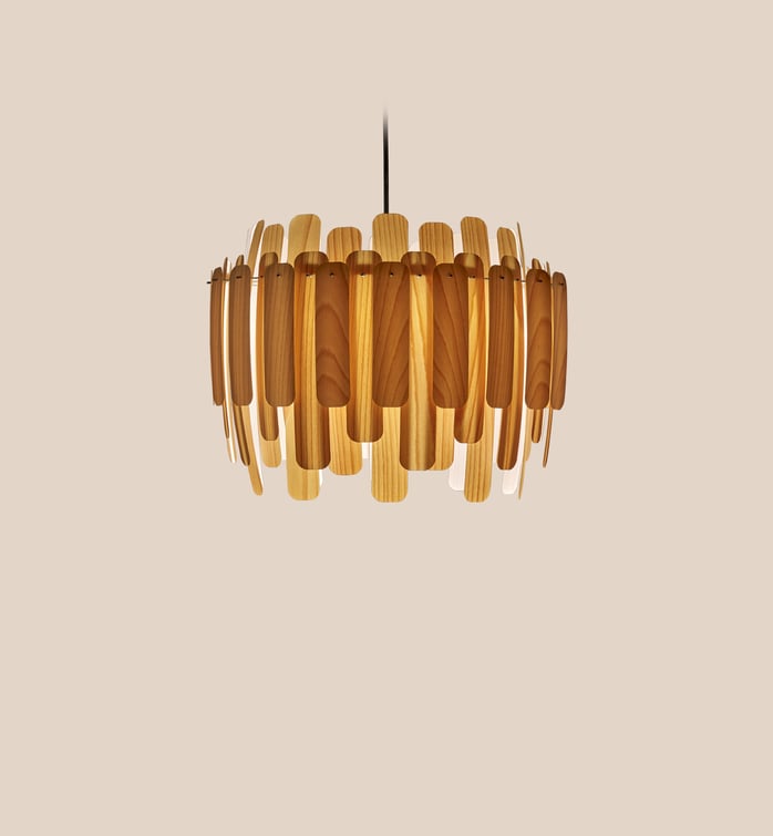 Maruja Suspension Natural Beech - LZF Lamps on