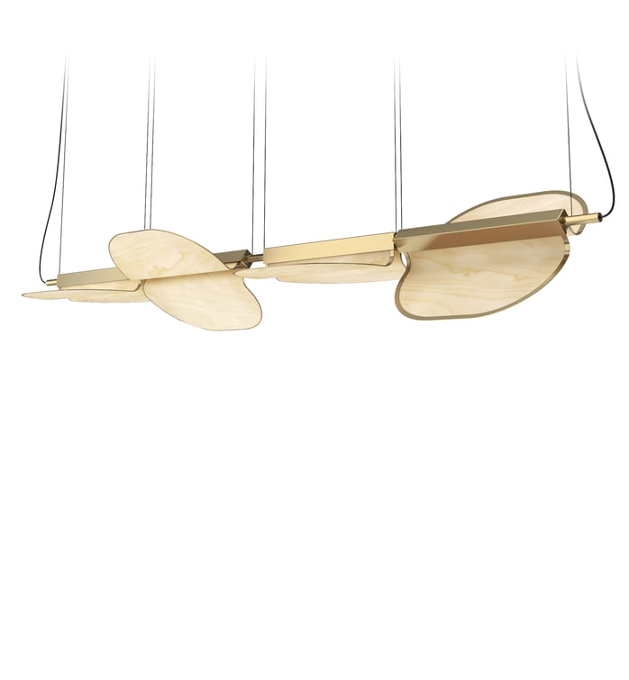 Omma Suspension Natural Beech - LZF Lamps on