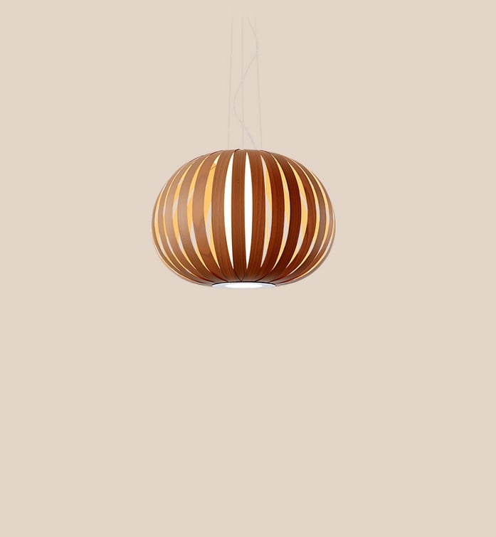 Poppy Suspension Natural Beech - LZF Lamps on