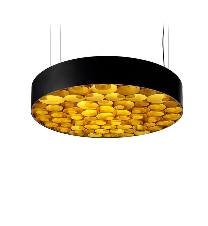 Spiro Suspension Yellow - LZF Lamps on