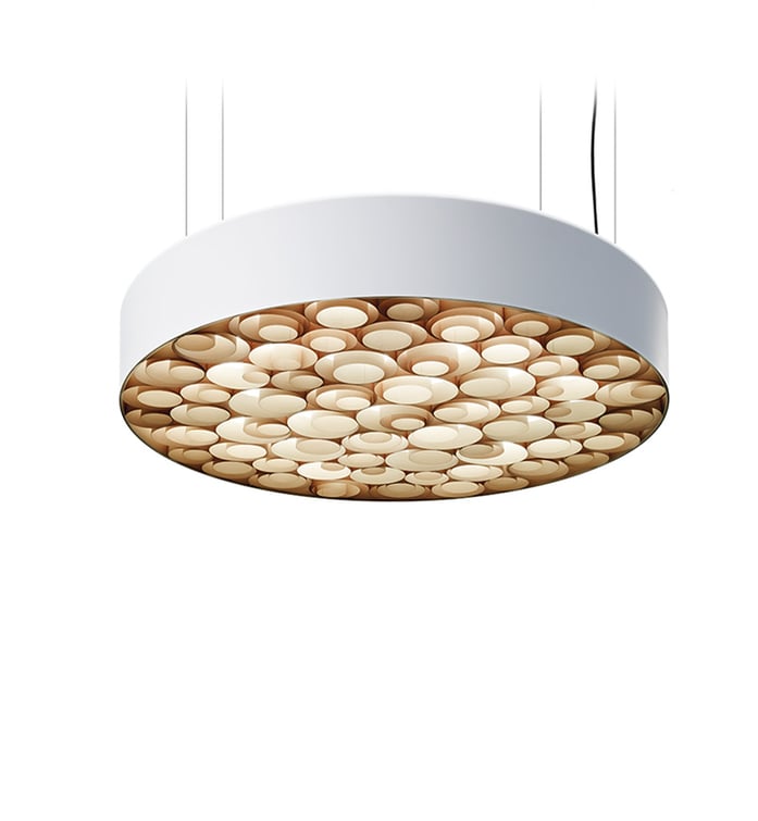 Spiro Suspension Natural Beech - LZF Lamps on