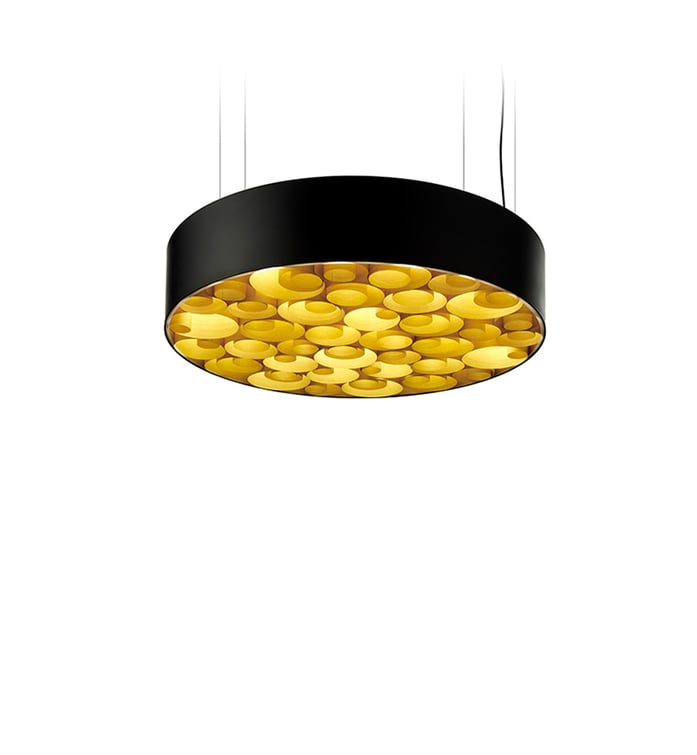 Spiro Suspension Yellow - LZF Lamps on