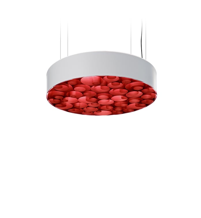 Spiro Suspension Red - LZF Lamps on