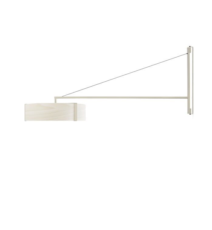 Thesis Wall Ivory White - LZF Lamps on