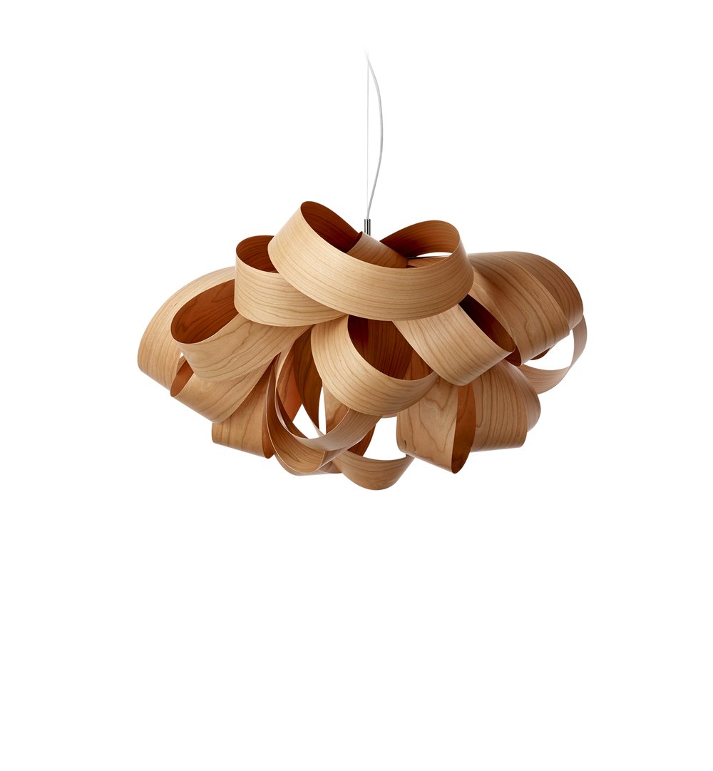 Agatha Small Suspension Natural Cherry - LZF Lamps on