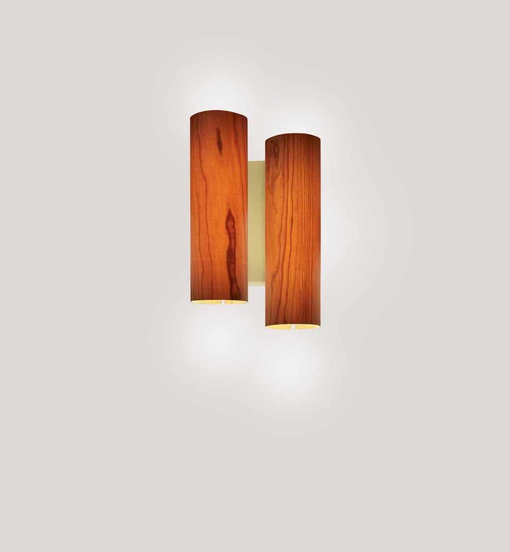 Black Note Duplet Wall Natural Cherry - LZF Lamps on