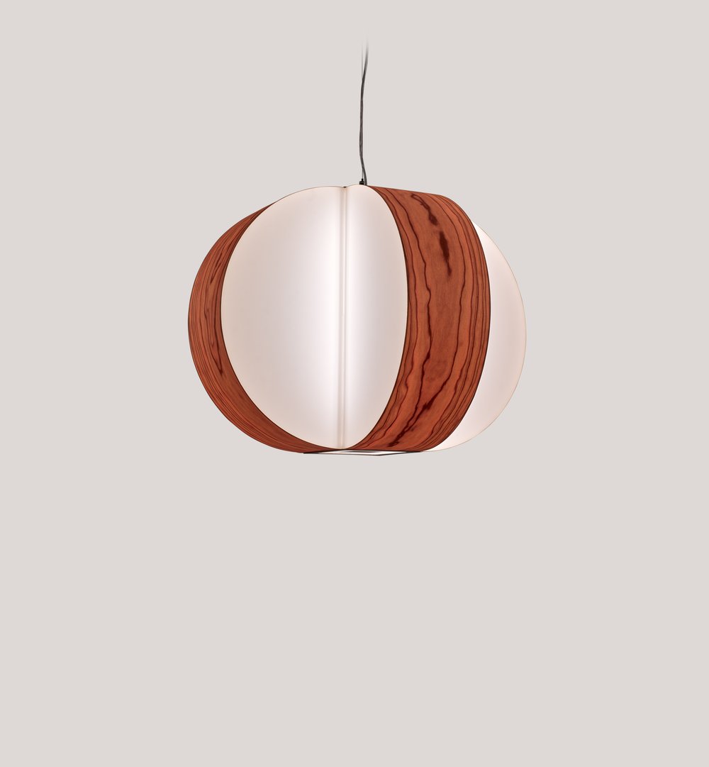 Carambola Suspension Natural Cherry - LZF Lamps on