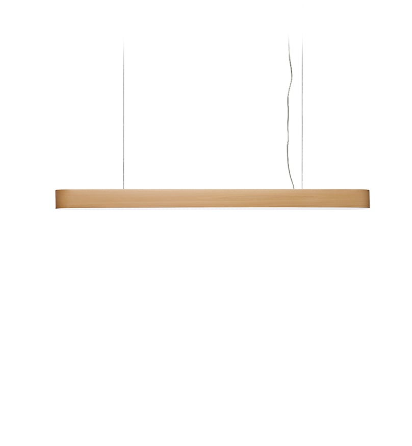 I-Club Slim Suspension Natural Beech - LZF Lamps on