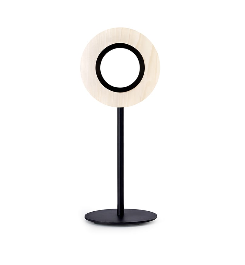 Lens Circular Table Ivory White - LZF Lamps on