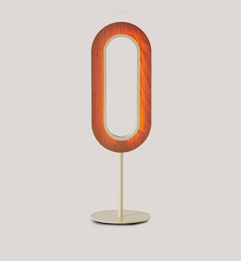 Lens Oval Table Natural Cherry - LZF Lamps on